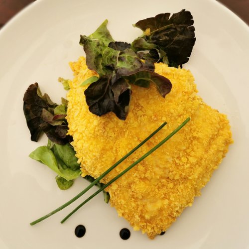 SCHNITZEL DE PUI, CU CEREALE